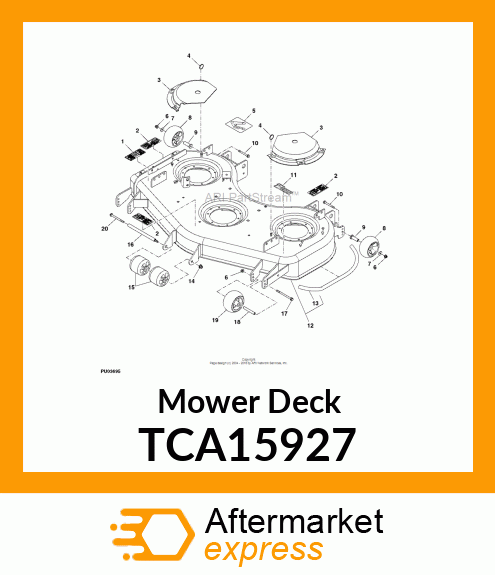 DECK, 48" QUIKTRAK (SERVICE) TCA15927