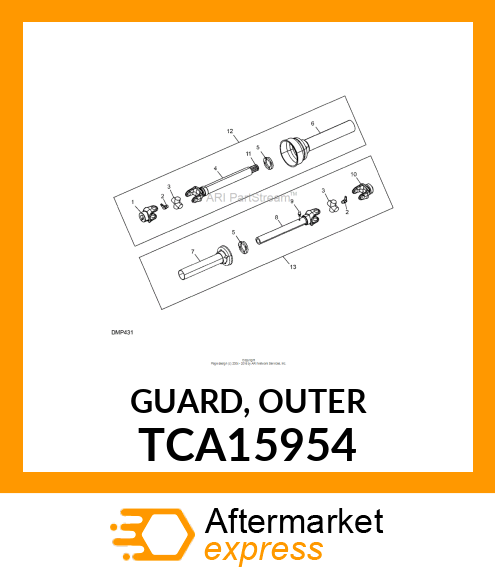 GUARD, OUTER TCA15954