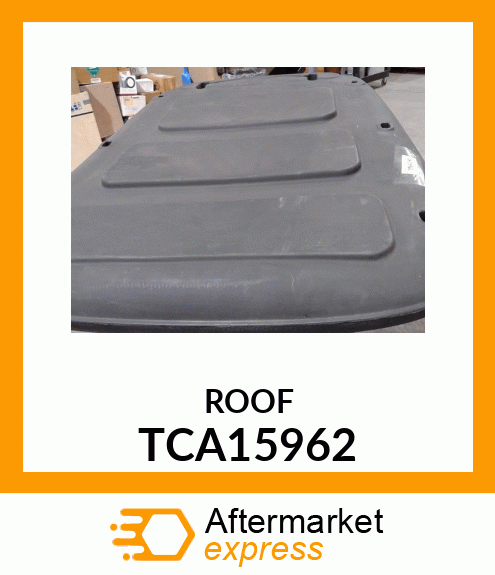 INNER ROOF, 1400/1500 FRONT MOWER C TCA15962