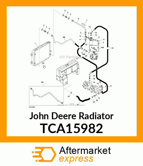 ASSEMBLY, RADIATOR/OIL COOLER COMBO TCA15982