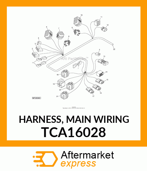 HARNESS, MAIN WIRING TCA16028