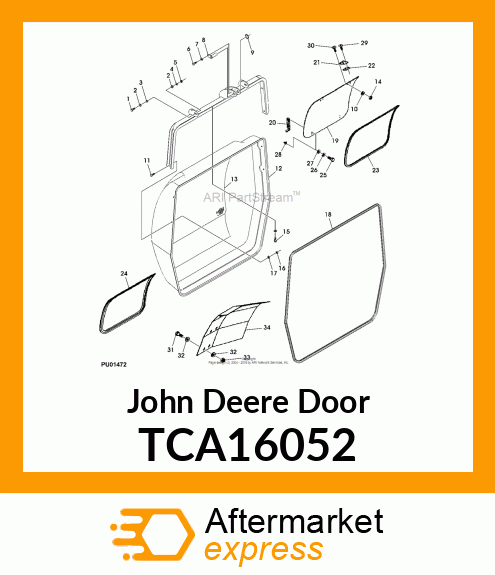 KIT, MCS CLEANING DOOR TCA16052