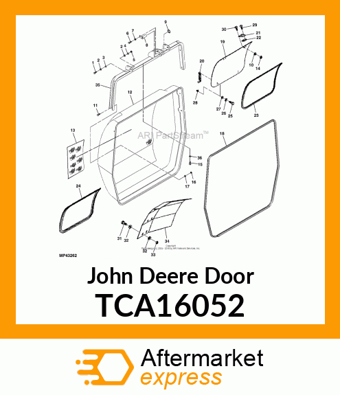 KIT, MCS CLEANING DOOR TCA16052