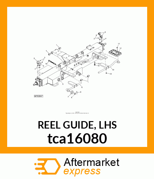 REEL GUIDE, LHS tca16080