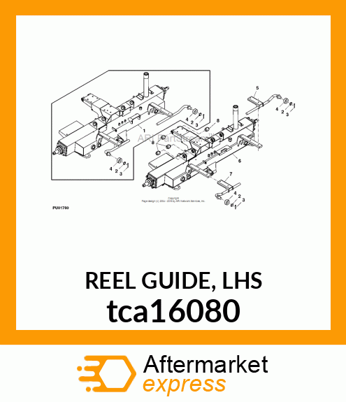 REEL GUIDE, LHS tca16080