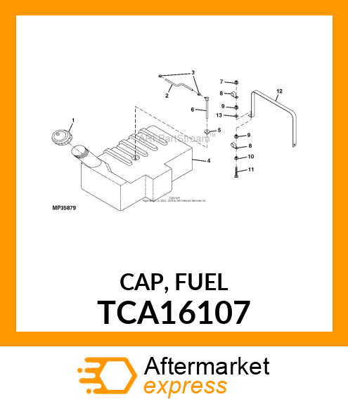 CAP, FUEL TCA16107