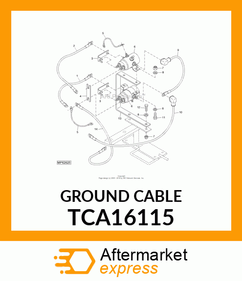 GROUND CABLE TCA16115