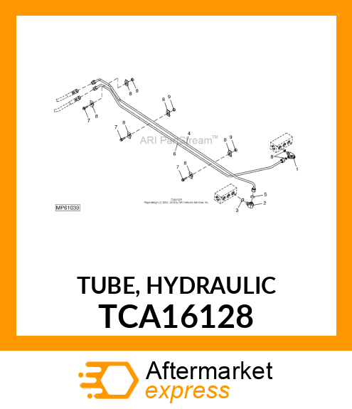 TUBE, HYDRAULIC TCA16128