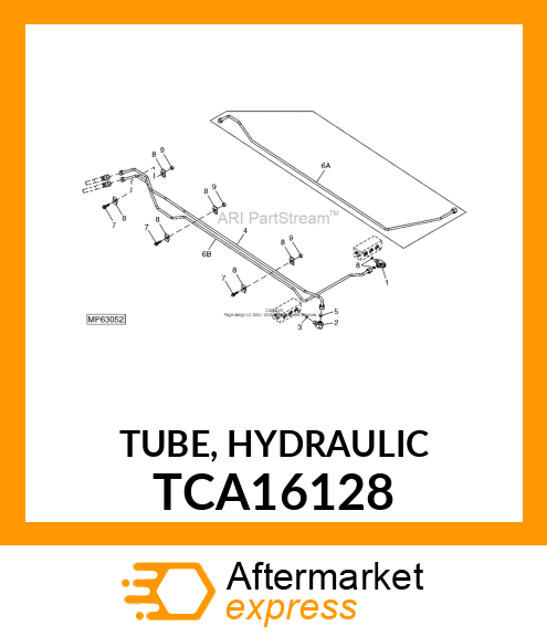 TUBE, HYDRAULIC TCA16128