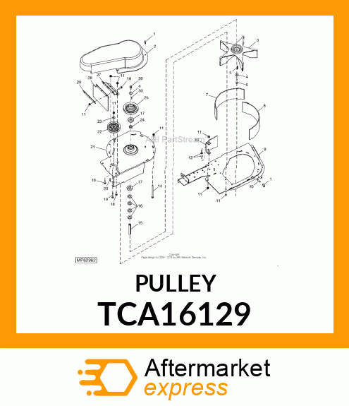 PULLEY TCA16129