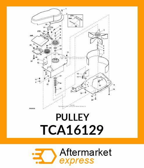 PULLEY TCA16129