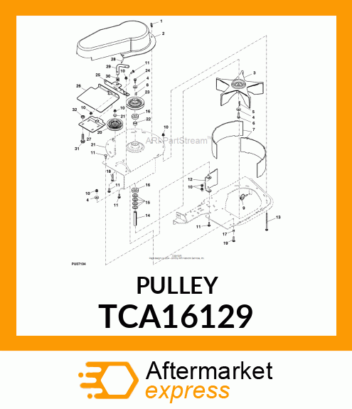 PULLEY TCA16129