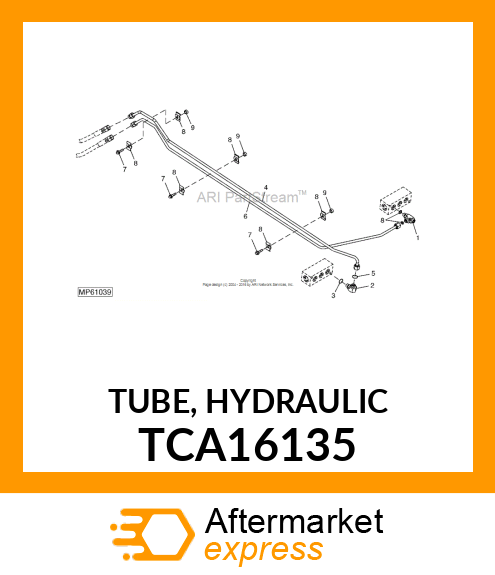 TUBE, HYDRAULIC TCA16135