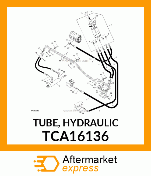 TUBE, HYDRAULIC TCA16136