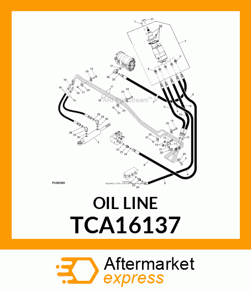 TUBE, HYDRAULIC TCA16137