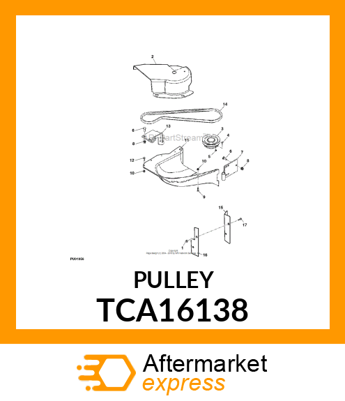 PULLEY, ASSEMBLY TCA16138