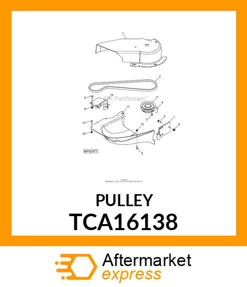 PULLEY, ASSEMBLY TCA16138