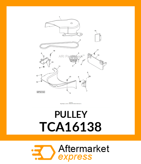 PULLEY, ASSEMBLY TCA16138