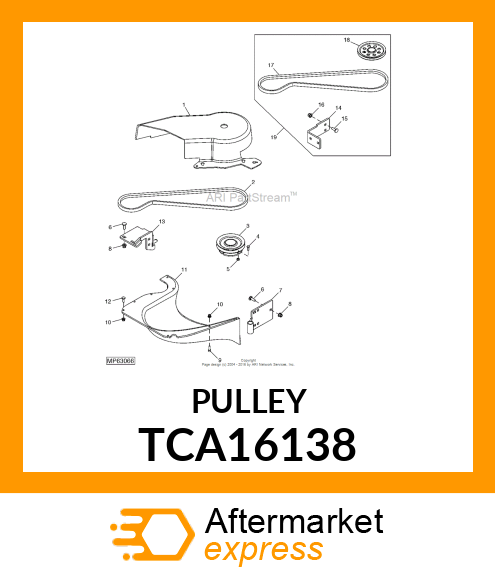 PULLEY, ASSEMBLY TCA16138