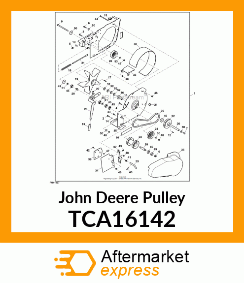 PULLEY, JACKSHEAVE TCA16142