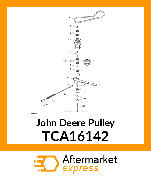 PULLEY, JACKSHEAVE TCA16142