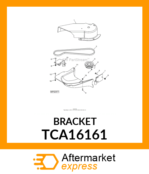 BRACKET, BLOWER MOUNT TCA16161