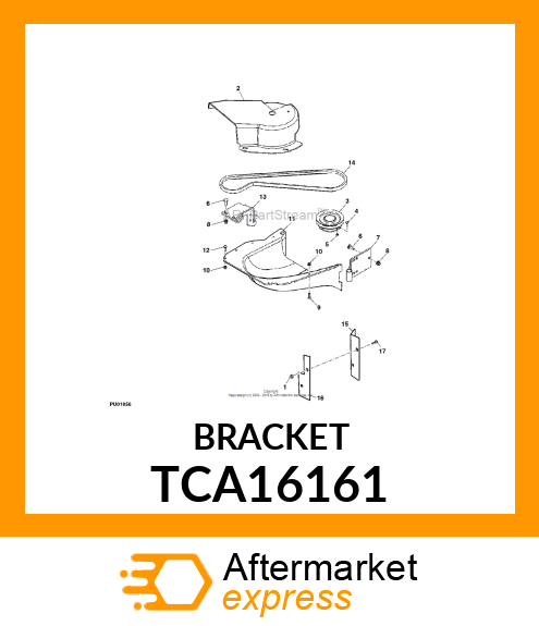 BRACKET, BLOWER MOUNT TCA16161