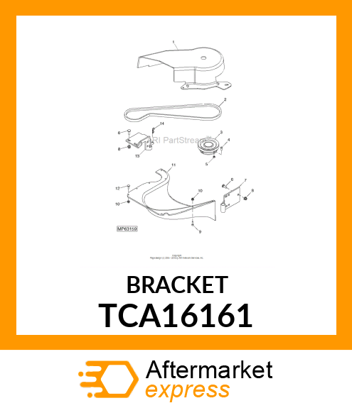 BRACKET, BLOWER MOUNT TCA16161