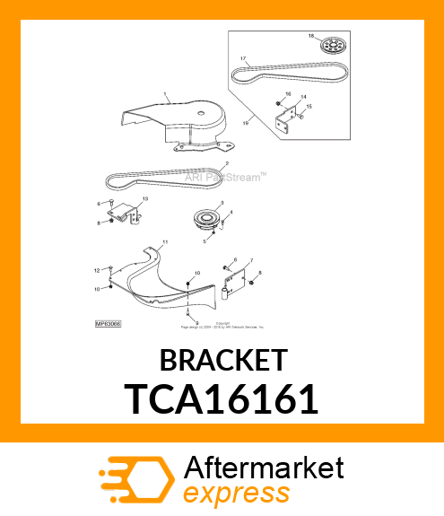 BRACKET, BLOWER MOUNT TCA16161