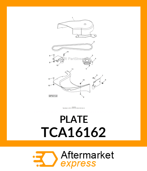 BRACKET, BLOWER MOUNT TCA16162