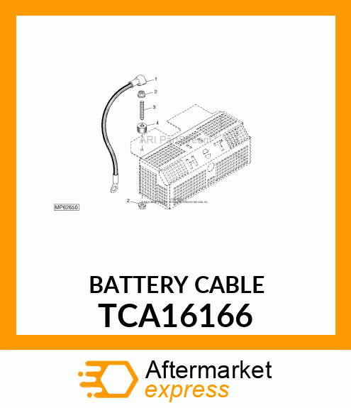 BATTERY CABLE TCA16166