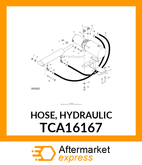 HOSE, HYDRAULIC TCA16167