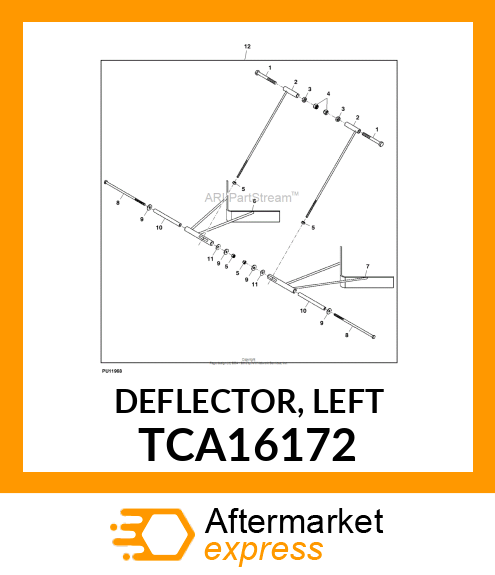 DEFLECTOR, LEFT TCA16172