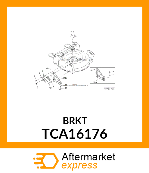 BRACKET TCA16176