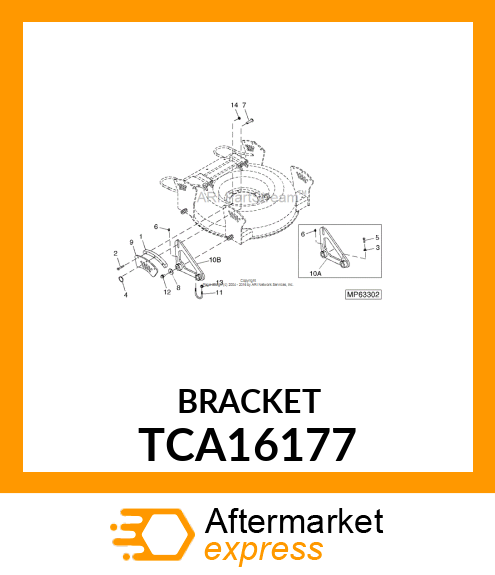 BRACKET TCA16177