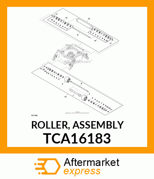 ROLLER, ASSEMBLY TCA16183