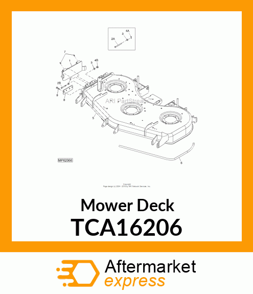 SERVICE DECK, MODD TCA16206