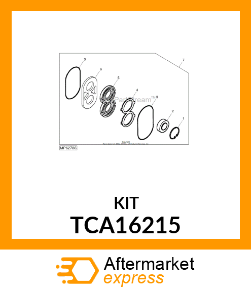 KIT, MOTOR REPAIR (MYCP) # TCA16215