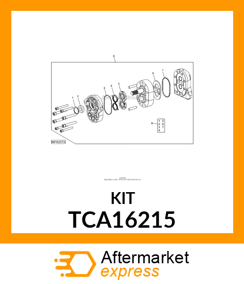 KIT, MOTOR REPAIR (MYCP) # TCA16215