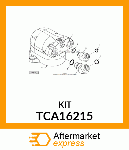 KIT, MOTOR REPAIR (MYCP) # TCA16215