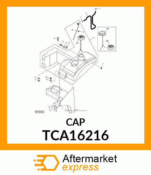 FILLER CAP TCA16216