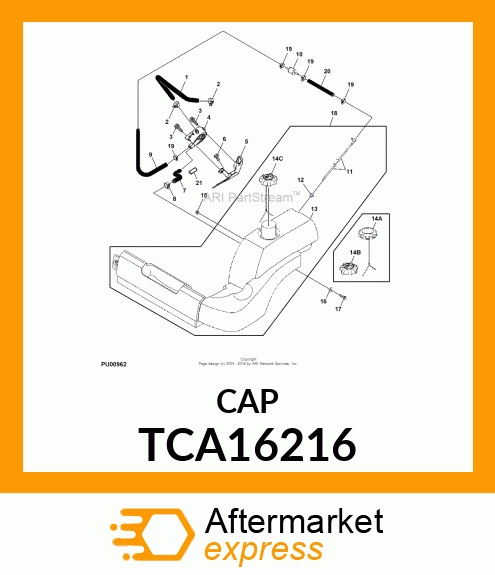 FILLER CAP TCA16216