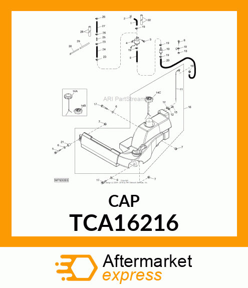 FILLER CAP TCA16216