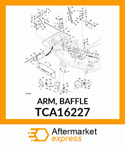 ARM, BAFFLE TCA16227