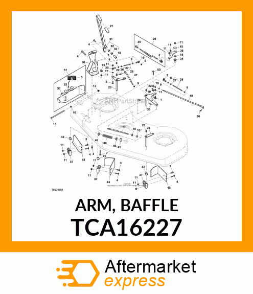 ARM, BAFFLE TCA16227