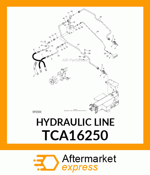 HYDRAULIC LINE TCA16250