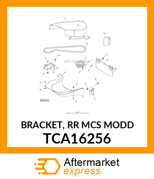 BRACKET, RR MCS MODD TCA16256