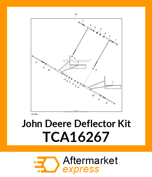 KIT, WHEEL DEFLECTOR (800 AERCORE) TCA16267