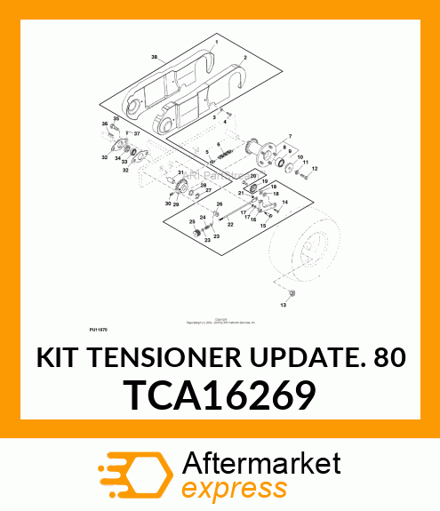 KIT, TENSIONER UPDATE (800 AERCORE) TCA16269