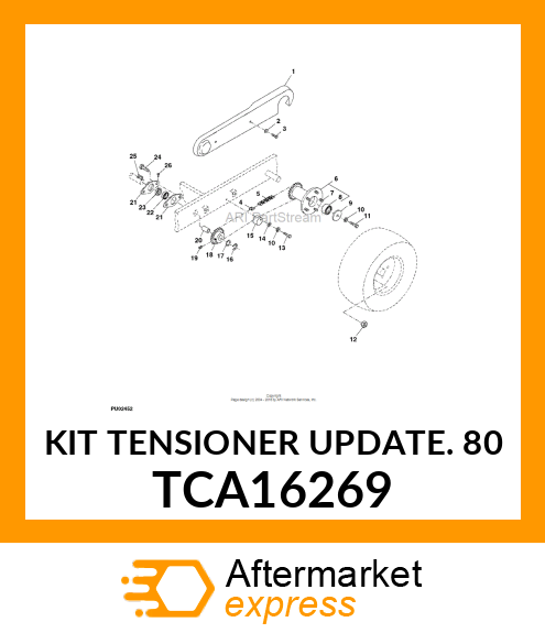 KIT, TENSIONER UPDATE (800 AERCORE) TCA16269